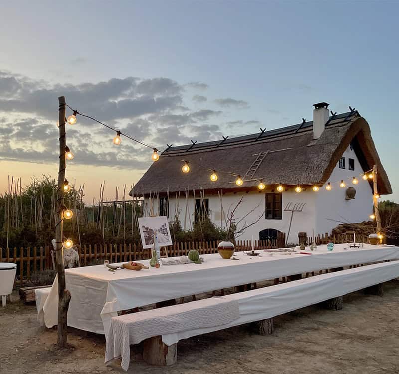 Pranz in curte mese private gastronomic